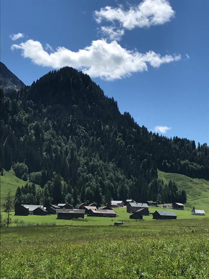 Kleine Ferienwohnung Am Rande Der Wildnis Sibratsgfall Luaran gambar